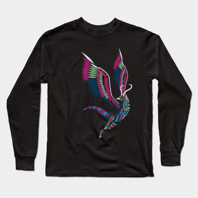 Alebrijes of Might_77 Long Sleeve T-Shirt by BetoRayas